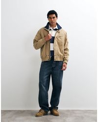 Abercrombie & Fitch - Jacke mit reißverschluss und kragen - Lyst
