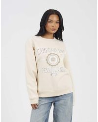 Brave Soul - Crew Neck Graphic Print Sweatshirt - Lyst