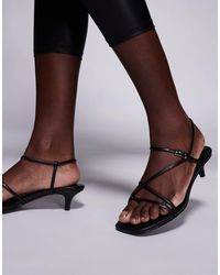 Public Desire - – glint – minimalistische riemchen-sandalen - Lyst