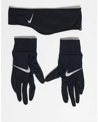 Nike - Nike Essential Headband And Glove Set - Lyst