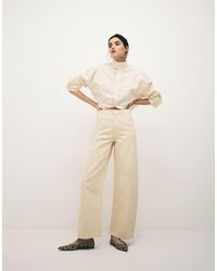 Mango - Blues 100% Cotton Barrel Jean - Lyst