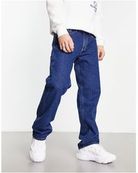 Calvin Klein - – utility-jeans im stil der 90er mit geradem schnitt - Lyst