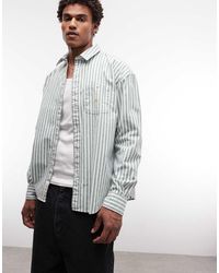 BLKVIS - Script Heavy Stripe Shirt - Lyst