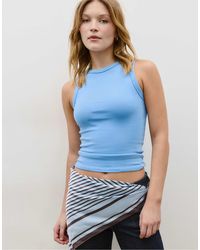 Stradivarius - – figurbetontes basic-oberteil - Lyst