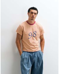 Reclaimed Vintage - Contrast Ringer T-shirt With Slogan - Lyst