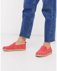 TOMS Красные Замшевые Эспадрильи -красный