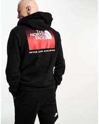 The North Face - Nse Box Logo Hoodie - Lyst
