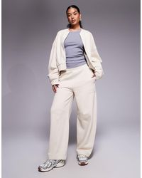 ASOS - Weekend Collective Co-ord Heavyweight Barrel Leg jogger With Scribble Graphic - Lyst