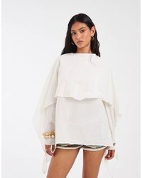 ASOS - – bluse aus transparentem chiffon - Lyst
