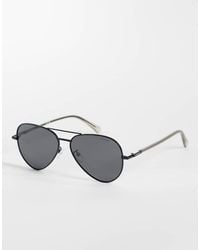Polaroid Sunglasses - Polaroid Metal Pilot Sunglasses With Polarized Lenses - Lyst