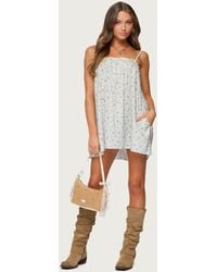 Edikted - Patti Floral Mini Dress - Lyst