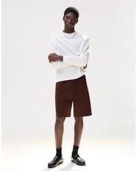 Bershka - Interlock Bermuda Short - Lyst
