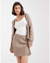 Object - Fine Gauge Knitted Mini Skirt - Lyst