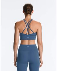Oysho - Medium-Support Comfortlux Sports Bra With Cups - Lyst