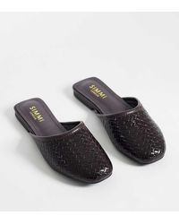 SIMMI - Simmi London Nichola Wide Fit Woven Flat Mules - Lyst