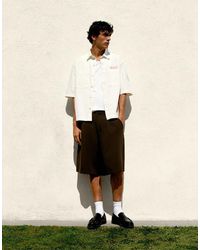 Pull&Bear - Nette Bermudashort Met Plooien - Lyst