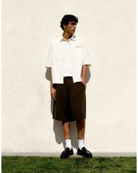 Pull&Bear - Smart Bermuda Shorts With Pleats - Lyst