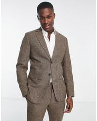 SELECTED - Slim Fit Wool Mix Suit Jacket - Lyst
