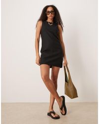 Pimkie - Linen Blend Sleeveless Mini Dress - Lyst