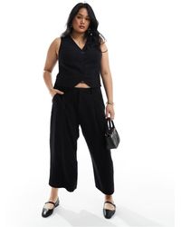 ASOS - Curve Dad Culotte With Linen - Lyst