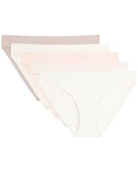 Oysho - 5 Seamless Soft-Touch Classic Briefs - Lyst