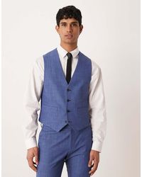 ASOS - Skinny Suit Vest - Lyst