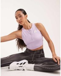 adidas Originals - Adizero Running Gel Pocket Crop Top - Lyst