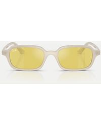 Ray-Ban - Zuri Rectangle Sunglasses With Mirrored Lens - Lyst
