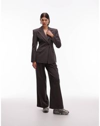 ASOS - Tailored High Waist Pleat Front Trouser - Lyst