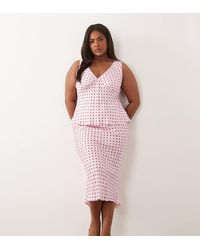 Nobody's Child - Elasticated Waist Mid Rise Midi Skirt Co-Ord - Lyst