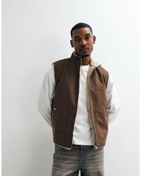 ASOS - Borg Lined Gilet - Lyst