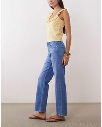 ASOS - Ankle Grazer Comfort Stretch Straight Leg Jeans - Lyst