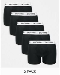 Only & Sons - 5 Pack Trunks - Lyst