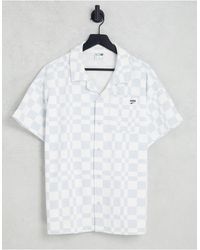 PUMA - Downtown - chemise à imprimé damier - pâle/blanc - Lyst