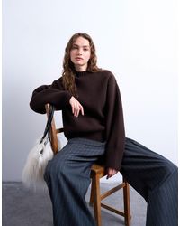 TOPSHOP - Pull ras - Lyst