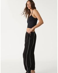 Stradivarius - Joggingbroek Met Bies - Lyst