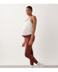 4505 - Maternity Scoop Neck Vest With Inner Bra And Adjustable Straps - Lyst