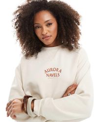 Cotton On - Cotton On Orange Fruit Graphic Crew Neck Sweater - Lyst