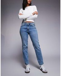 River Island - High Waisted Slim Jeans - Lyst