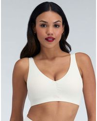Boux Avenue - Ribbed Seamless Ruche Bralette Soft Flattering Lingerie - Lyst