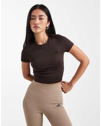 adidas Originals - Essentials Knit Baby Tee - Lyst