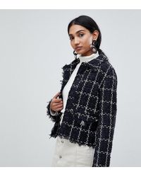 warehouse chenille tweed dress