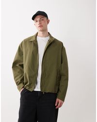 ASOS - Oversized Funnel Neck Jacket - Lyst