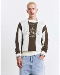 Pull&Bear - Stwd - pull à rayures - cassé - Lyst