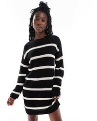 Noisy May - Oversize Knitted Jumper Dress - Lyst
