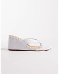 SEQWL - Ines Thong Wedge Sandal - Lyst