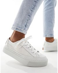 AllSaints - Milla Leather Chunky Sole Trainers - Lyst