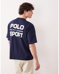 Polo Ralph Lauren - Sport Relaxed Fit Heavyweight Back Print T-shirt - Lyst