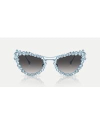 Swarovski - Sk7011 Irregular Sunglasses With Lens - Lyst