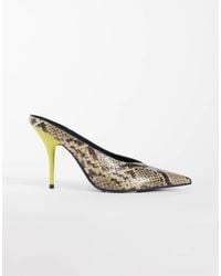 ASOS - Prism Stiletto High Heeled Mules - Lyst
